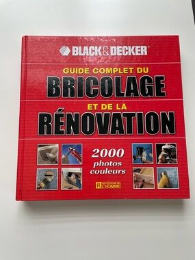 Black & Decker Red and Black Bricolage & Rénovation Guide